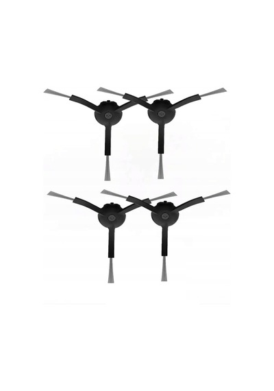 Srfn Ticaret Roborock S8, S8+, S8 Pro Ultra, Q5, Q5 Pro+, Q8, Q8 Max+ Uyumlu Yan Fırça - 4 Adet