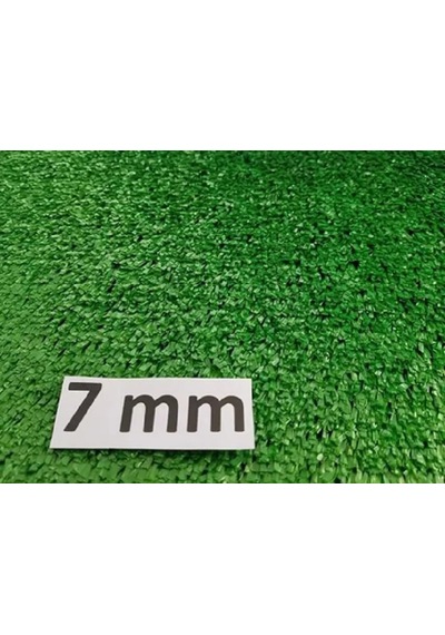 Plastik Çim Halı, Sentetik Yapay Çim Görünümlü, 7mm, 200cm Genişlik, Yeşil 5m Diğer