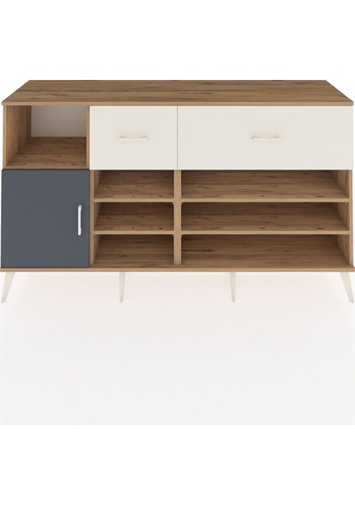Hyperion Konsol 6 Raflı 2 Çekmeceli Tek Kapaklı 176x44x99 Çam-an Çam-antrasit/aytaşı Hyperion Konsol 6 Raflı 2 Çekmeceli Tek Kapaklı 176x44x99 Çam-an Çam-antrasit/aytaşı