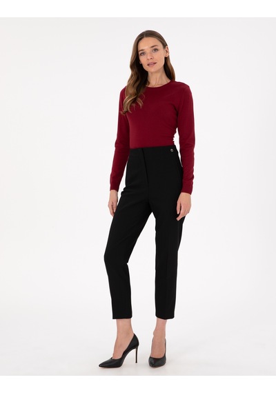 Pierre Cardin Kadın Bordo Kazak /triko 50300769-vr014 Bordo