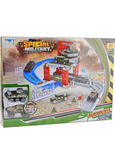 Oyuncak Askeri Otopark 27 Parça Askeri Set