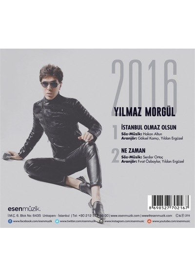 Yılmaz Morgül - Yılmaz Morgül 2016 CD