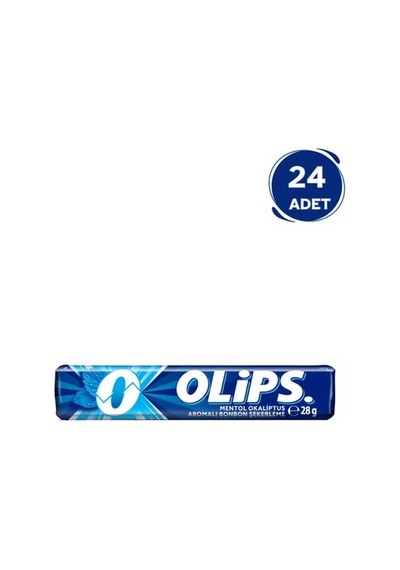 Olips Şekerleme 28 Gr 24'lü Paket Mentol & Okaliptus Aromalı 5'li Paket