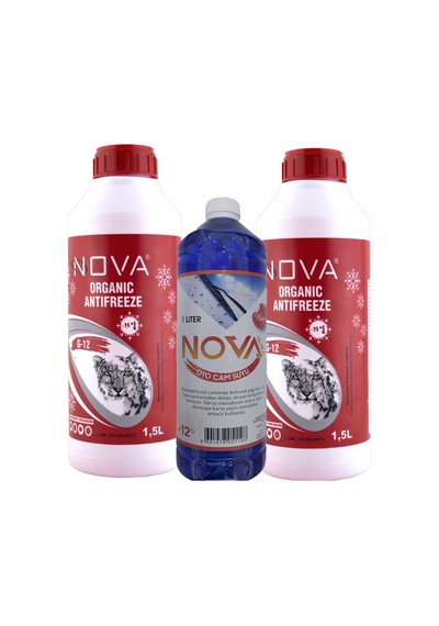 Nova -25 Derece Kırmızı Antifriz 2 X 1.5Lt 3Litre Csu