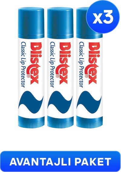 Blistex Classic Lip Protector SPF10 Dudak Koruyucusu 3 x 4.25 G