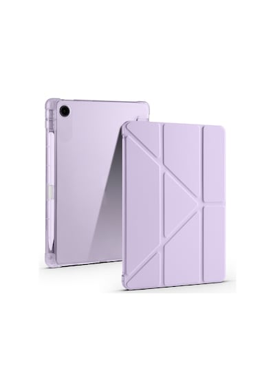 Samsung Galaxy Uyumlu Tab A11 8.7inç X130 Kılıf Kalem Bölmeli Trifolding Case X133 X135 135f Kılıf