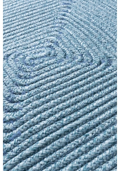 Koza Home Cesta El Yapımı Örgü Turkuaz Kare Supla 32x32 4002 Turkuaz