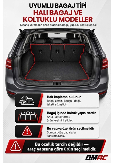 Citroen Nemo Combi Sx 2008+ Uyumlu Araca Özel Tpe Bagaj Havuzu Halı Bagaj&koltuklu Modeller İçin