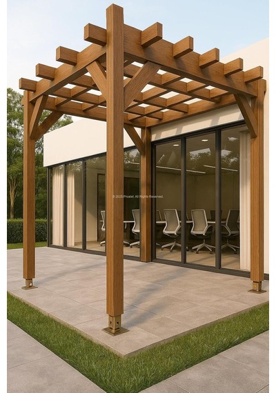 Metal Pergule Ayağı, 7 12 Cm Ayarlanabilir, M14 Civatalı, Tablalı, Bahçe, Kamelya, Tente Ayağı, Dayanıklı Galvanizli Pergola Ayak 2 Adet