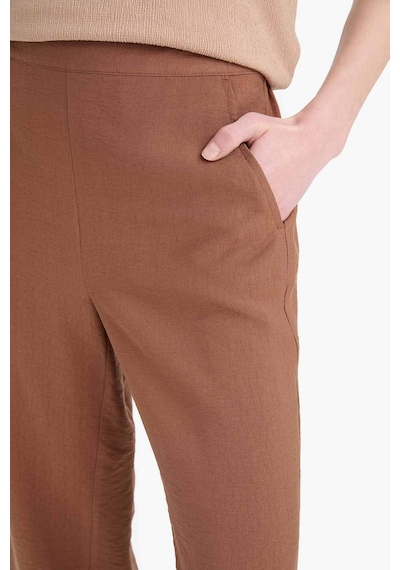 Defacto Esnek Belli Basic Düz Cepli Kapri E4390ax25smbn519 Kahve