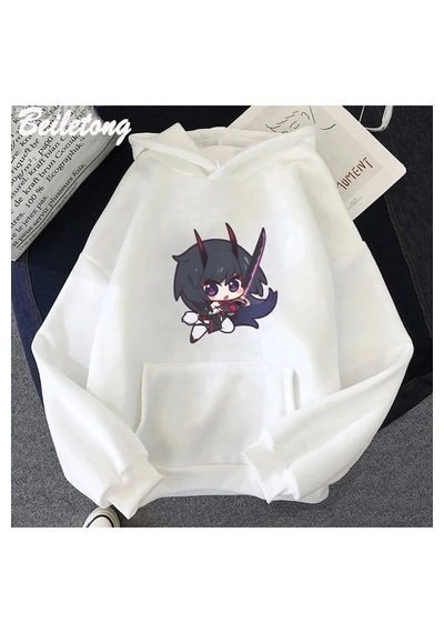 Tarzsokak Beyaz Anime Honkai Etki 3rd Hoodies Moda Rahat U Harajuku Yeni Spor Kari