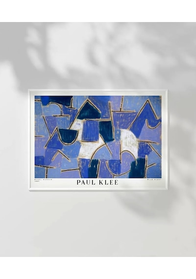 Çerçevesiz Poster Paul Klee Mavi Gece
