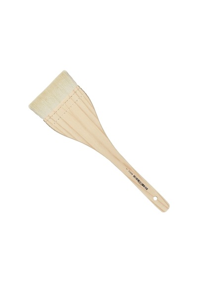 Da Vinci : Beyaz Keçi Kılı Düz Geniş Uçlu Vernik & Gomalak Fırçası : Seri 11245 : No:7