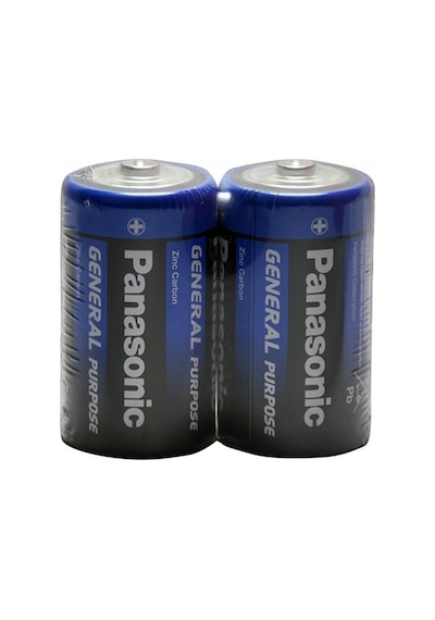 Panasonic R20Be/2Ps General Purpose Büyük Boy D Pil 2'li