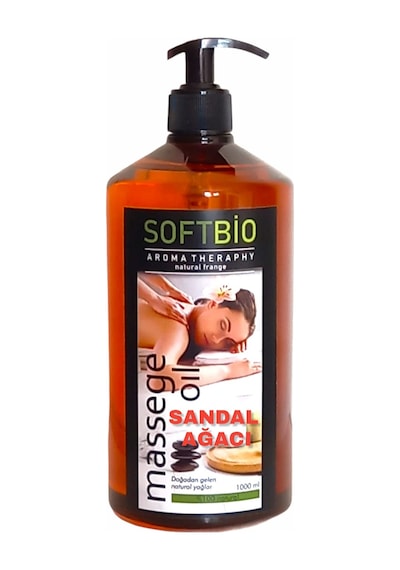 Softbio Sandal Ağacı Masaj Yağı 1 Lt Aromaterapi Masaj Yağı