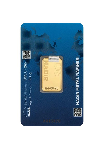 20 Gr 24 Ayar Nadir Gram Altın