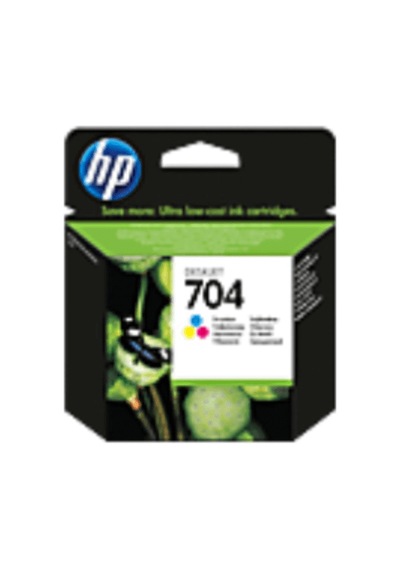 Hp 704 Cn693Ae Üç Renk Kartuş 200 Sayfa