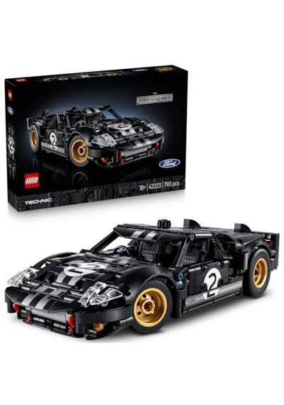 LEGO® Technic™ 1966 Ford GT40 MKII Yarış Arabası 42223 – Yetişkinler için Gerçekçi Özellikler İçeren Model Yapım Seti (793 Parça)