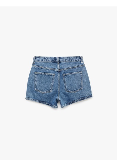 Koton Normal Bel Düğmeli Pamuklu Rahat Kalıp Mini Denim Şort Orta İndigo 6sal40003md İndigo Koton Normal Bel Düğmeli Pamuklu Rahat Kalıp Mini Denim Şort Orta İndigo 6sal40003md İndigo