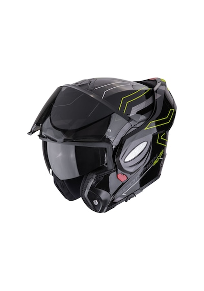 Scorpion Exo-tech Evo Conquer Çene Açılabilir Motosiklet Kaskı Siyah - Sarı