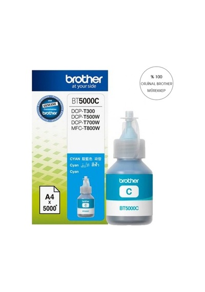 40 ML Brother Mavi Mürekkep Bt5000 C T220/T420W/T520W/T