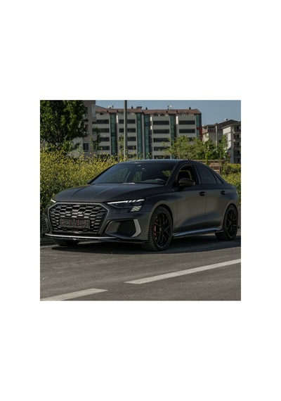Audi A3 S Line 2020+ Yan Marşpiyel 8y Kasa Piano Black Marşpiyel Eki Seti