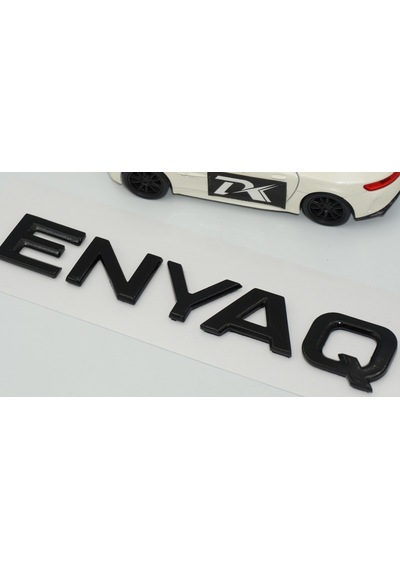 Dk Tuning Skoda Enyaq Bagaj Siyah Yazı Logo Arma -