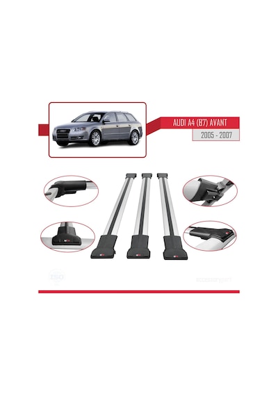 A4 B7 Avant 2005-2007 Arası İle Uyumlu Fly Model Ara Atkı Tavan