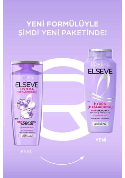 L'oréal Paris Elseve Hydra Hyaluronic Nem Dolduran Bakım Şampuanı 300ml