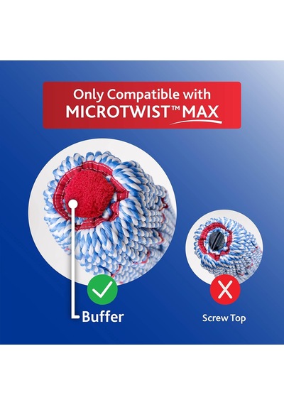 Microtwist Max Mikrofiber Bükümlü Paspas, 1 Ekstra Dolum İle Eller Serbest Sıkma Özellikleri Ekstra Büyük 45 Cm Paspas Başlığı Tüm Zemin Tiplerinde Güvenli Çok Renkli Microtwist Max Mikrofiber Bükümlü Paspas, 1 Ekstra Dolum İle Eller Serbest Sıkma Özellikleri Ekstra Büyük 45 Cm Paspas Başlığı Tüm Zemin Tiplerinde Güvenli Çok Renkli