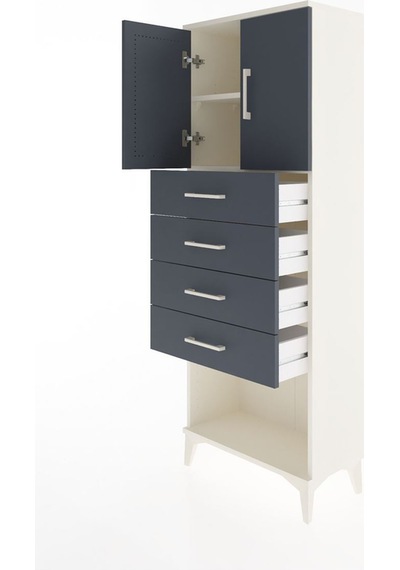 Arges Dolap 2 Raflı 4 Çekmeceli 2 Kapaklı 60x30x163 Aytaşı-an... Aytaşı Arges Dolap 2 Raflı 4 Çekmeceli 2 Kapaklı 60x30x163 Aytaşı-an... Aytaşı