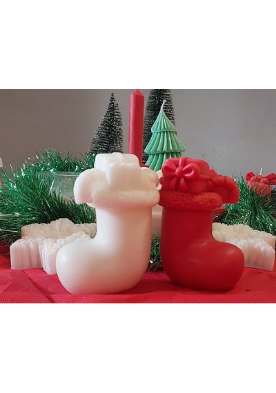 Yılbaşı Çorapı Mum