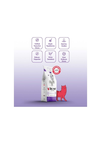 Toi Moi Lavanta Kokulu Sodyum Bentonit Kedi Kumu 2 x 10 L