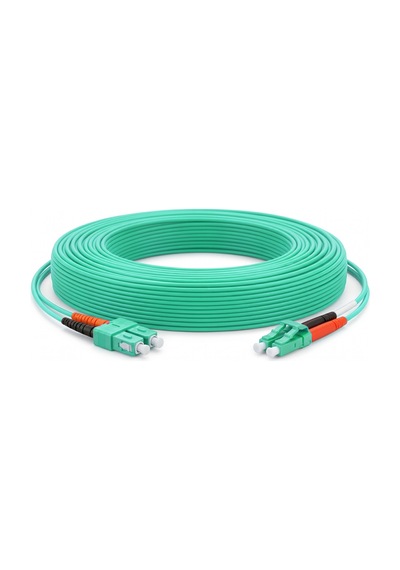 Alfafonet Sc/pc-lc/pc Multimode Om3 Dupleks 10 Metre Fiber Patch Cord