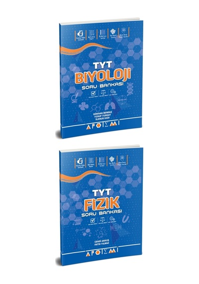 Apotemi Tyt Biyoloji Fizik Soru Bankası Seti 2 Kitap 2023