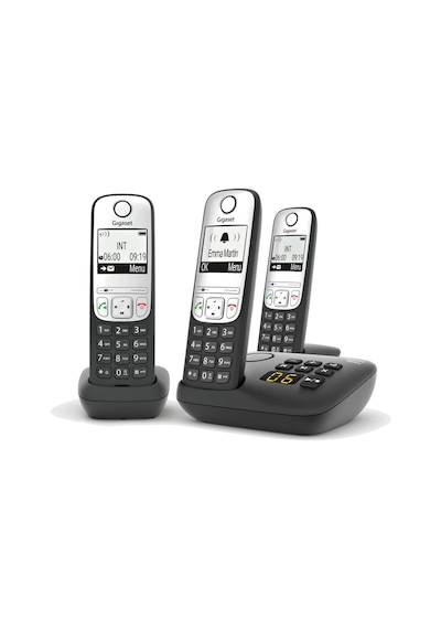 Gigaset A690A Trio 3 Ahizeli Telesekreterli Telsiz Telefon
