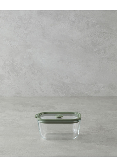 English Home Simone Borosilikat Saklama Kabı 450 Ml Yeşil Yeşil