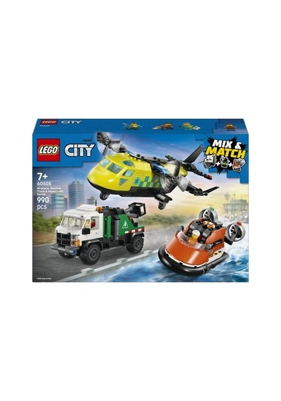 Lego Uçak, Servis Kamyonu Ve Hoverkraft Karışımı Oyuncak Seti 7+ Yaş İçin