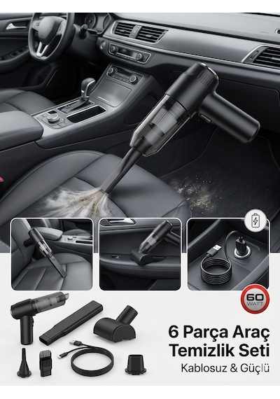 Şarjlı Araç Süpürgesi 60w Crb-090901 1