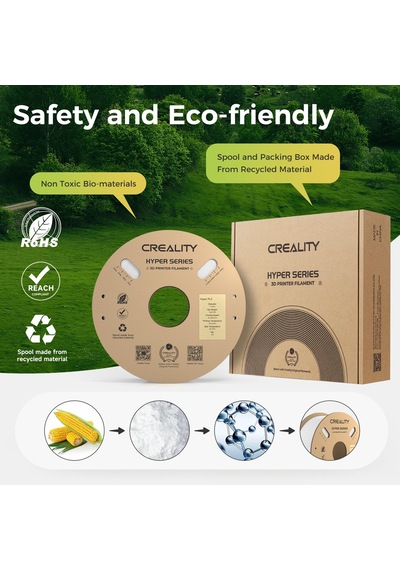 Creality Resmi Hyper Pla Filament Beyaz 4kg, Yüksek Hızlı Baskı İçin 3d Yazıcı Filamenti, Dayanıklı Ve Dirençli, Pürüzsüz, Çıkıntı Performansı Boyutsal Doğruluk +/-0,03 Mm, 4 Rulo Creality Resmi Hyper Pla Filament Beyaz 4kg, Yüksek Hızlı Baskı İçin 3d Yazıcı Filamenti, Dayanıklı Ve Dirençli, Pürüzsüz, Çıkıntı Performansı Boyutsal Doğruluk +/-0,03 Mm, 4 Rulo