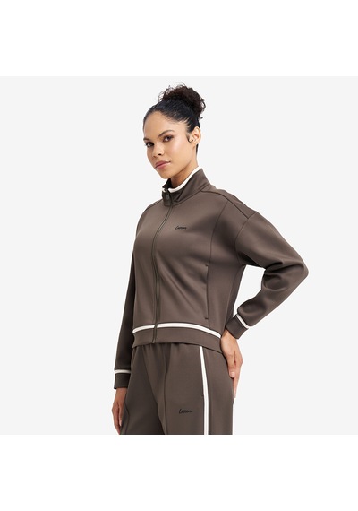 Lescon Haki Kadın Fermuarlı Sweatshirt 26n-2126