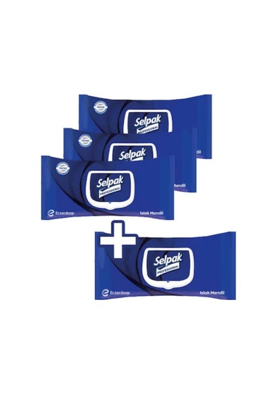 Selpak Professional Islak Mendil 3 + 1'Li Paket 240 Yaprak