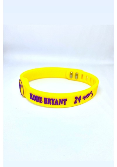 Kobe Bryant Sarı Mamba Edition Ayarlanabilir Basketbol Bileklik Sarı Sarı