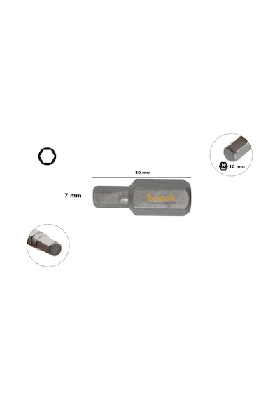 Ceta Form H10 7 X 30mm Allen Bits Uç Cb/2007g