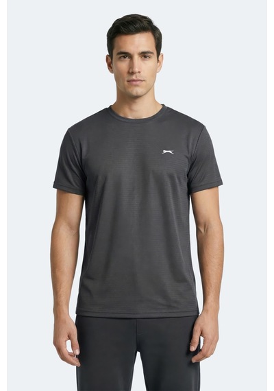 Slazenger Kofona Erkek Koyu Gri Tişört