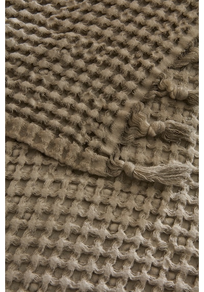Karaca Home Mady %100 Cotton Waffle Çift Kişilik Tek Pike Taş Taş