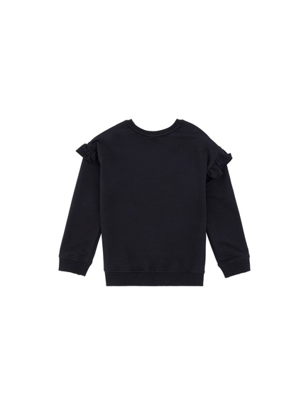 U.s. Polo Assn. Kız Çocuk Siyah Sweatshirt 50317912-vr046 Sıyah