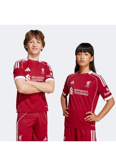 Adidas Liverpool Fc 25-26 İç Saha Çocuk Kırmızı Futbol Forması Jv6436 Kırmızı