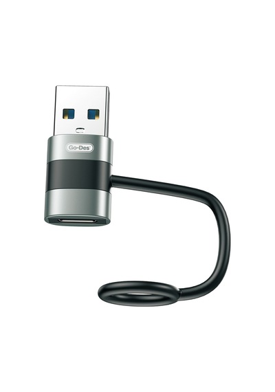 Go-des Gd-ct069 Usb 3.0 To Type-c Data Ve Hızlı Şarj Adaptörü Siyah