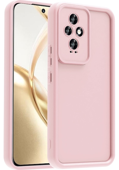 Honor 200 Uyumlu Kılıf Kamera Korumalı Sys Ananas Kapak - Pembe Pembe